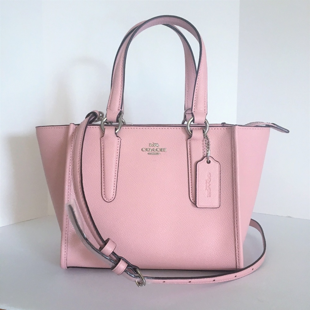Coach Crosby Carryall Crossbody Bag Blush Leather - Picture 3 of 8